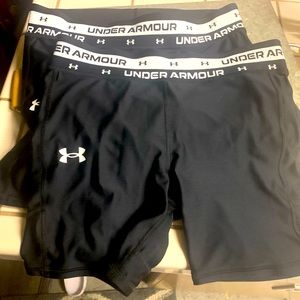 2 pairs unused spandex shorts